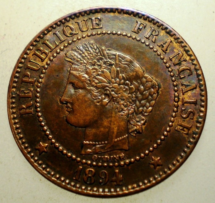 F.325 FRANTA CERES 2 CENTIMES 1894 A XF