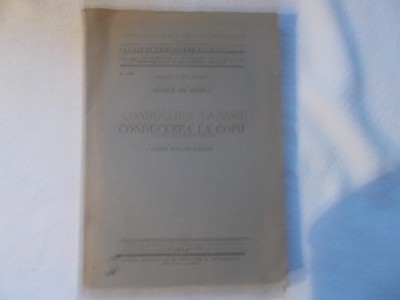 Conducerea la copii - George M. Marica foto