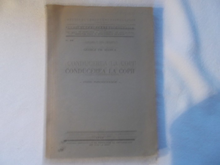 Conducerea la copii - George M. Marica