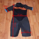 Combinezon Neopren Copii Tribord 9-10 Ani, 3mm, Costum Baie Termic, Protectie UV, Sporturi Nautice