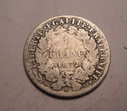 Franta 1 Franc 1872