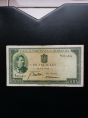 bancnote romanesti 500lei 1934 vfplus foto