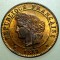 F.212 FRANTA CERES 1 CENTIME 1887 A XF/AUNC