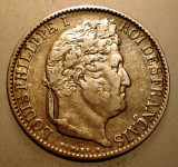 F.347 FRANTA LOUIS PHILIPPE I 50 CENTIMES 1846 A ARGINT