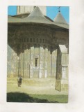 Bnk cp Manastirea Voronet - Vedere dinspre sud-vest - necirculata, Printata