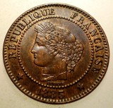 F.272 FRANTA CERES 2 CENTIMES 1885 A XF/AUNC, Europa, Bronz