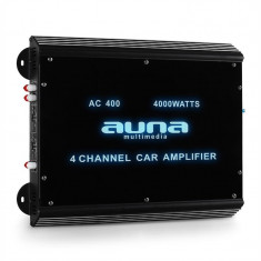 Amplificator de ma?ina AUNA W2-AC400 4 Canale, 4000W,LED foto