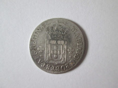 Rara! Portugalia 60 Reis 1786-1799 Argint-D.Maria I foto