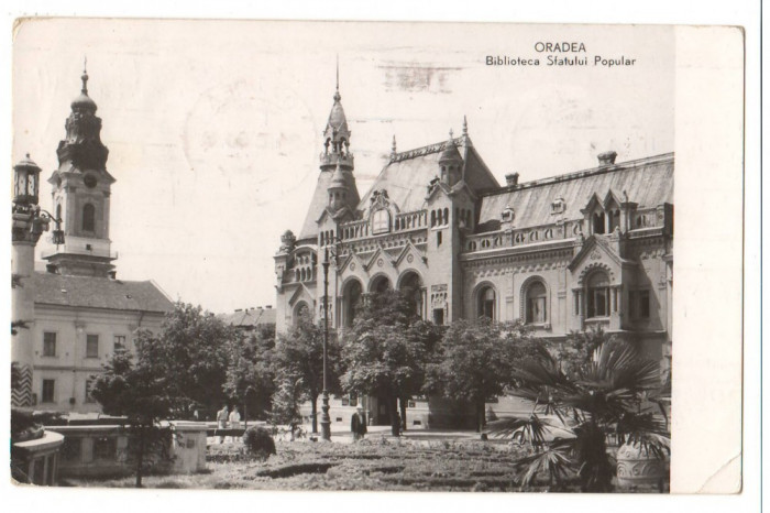 CPI (B9413) CARTE POSTALA - ORADEA, BIBLIOTECA SFATULUI POPULAR, RPR