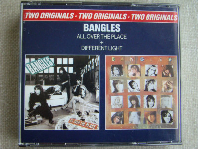 BANGLES - All Over The Place / Different Light - 2 C D Originale ca NOI foto