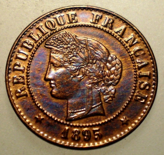 F.222 FRANTA CERES 1 CENTIME 1895 A XF