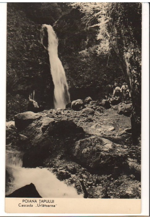 CPI (B9435) CARTE POSTALA - POIANA TAPILUI. CASCADA URLATOAREA, RPR