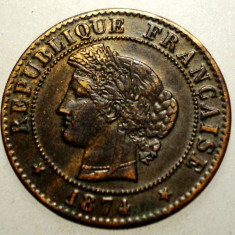 F.084 FRANTA CERES 1 CENTIME 1874 A