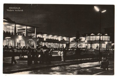 CPI (B9418) CARTE POSTALA - MANGALIA. VEDERE NOCTURNA, RPR foto