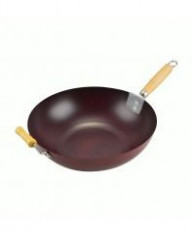 Wok non-stick 32cm Iron Line rosu Cook Home foto