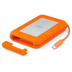 SSD extern Lacie, 250GB, Rugged V2, USB3.0 &amp;amp; Thunderbolt, portocaliu foto