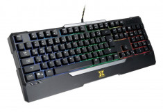 Tastatura gaming X by Serioux, Keriam, iluminare de fundal cu 3 culori, 3 nivele foto