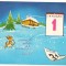 CPI (B9441) CARTE POSTALA - LA MULTI ANI! 1 IANUARIE, ZAPADA, FILA DE CALENDAR