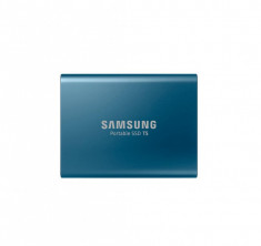 SSD extern Samsung 2.5&amp;quot;, 500GB, T5, USB3.1, 540Mb/sec, albastru foto