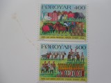 FEROE-AGRICULTURA-SERIE COMPLETA-NESTAMPILATE, Nestampilat