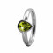 Inel, Peridot Pear, Argint, Marimea 59