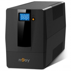 UPS nJoy Horus Plus 600, 600VA/360W, Afisaj LCD cu ecran tactil, 2 Prize Schuko foto