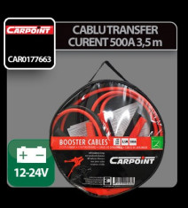 Cablu transfer curent 350 cm 12/24V 500A - Carpoint Profesional Brand foto