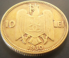 Moneda rara 10 Lei - ROMANIA, anul 1930 *cod 5075 Monetaria LONDRA foto
