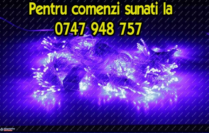 Instalatie Craciun Franjuri Flash 8 m 252 Leduri Albastru Instalatie Craciun Franjuri Flash 8 m 252 Leduri Albastru