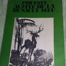 Carte POVESTI AUZITE DE LA BUNICUL MEU,1983 de Gavril Matei Albastru,T.GRATUIT