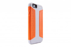 Husa telefon Thule Atmos X3 iPhone 6 Plus/6s Plus - White/Shocking Orange Grand Luggage foto
