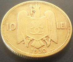 Moneda rara 10 Lei - ROMANIA, anul 1930 *cod 5073 KN: Kings Norton/Birmingnam foto