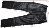 Pantaloni moto piele, sireturi, dama, marimea 42(L)