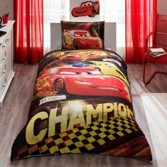 Lenjerie de pat TAC Disney Cars Champions Modern NewStyle foto