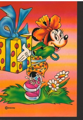 CPI (B9485) CARTE POSTALA - MINNIE MOUSE CU CADOU foto