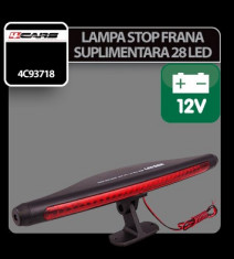 Lampa stop frana suplimentara cu 28 LED 12V 4Cars Profesional Brand foto