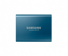 SSD extern Samsung 2.5&amp;quot;, 250GB, T5, USB3.1, 540Mb/sec, albastru foto