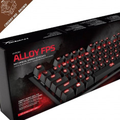 Tastatura Kingston HyperX cu fir detasabil, HyperX Alloy FPS, neagra, iluminata, USB, Anti-Ghosting, foto