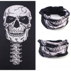 Cagula schelet cu ochi (schi/ snowboard/motocicleta/ cilclism); bandana skull foto