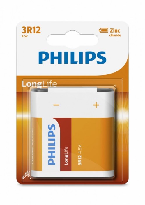 Philips LongLife 4,5V 1-blister foto mare Philips LongLife 4,5V 1-blister foto mare