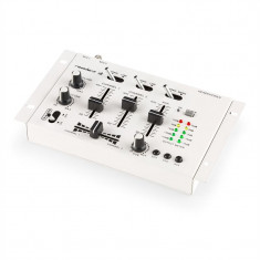 Auna TMX - 2211, mixer DJ 3/2 canale, alb foto