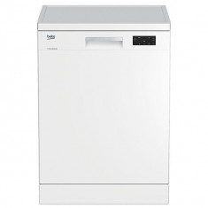 Masina de spalat vase Beko DFN16410W, capacitate 14 seturi, control electronic, tip afisaj foto