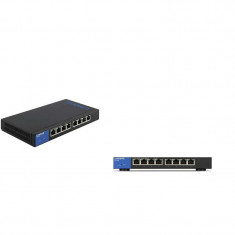 Linksys 8-Port Business Smart Gigabit Switch, LGS308-EU, IEEE 802.3/IEEE 802.1X, 128MB, 16 Gbps foto
