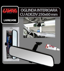 Oglinda interioara cu adeziv 250x60 mm Profesional Brand foto