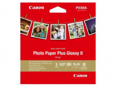 Hartie foto Canon PP-201, dimensiune 13x13 CM, 20 coli, tip glossy ,greutate 265g/m2 foto