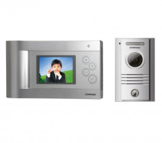 Kit videointerfon color Commax ECO SET-H format din monitor LCD 4.3&amp;quot; LED CDV-43Q hands-free foto