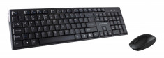 Kit tastatura + mouse Serioux NK9800WR, wireless 2.4GHz, US layout, multimedia, mouse optic 1200dpi, foto
