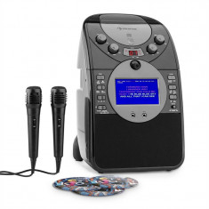 Auna ecran karaoke Camera CD USB SD MP3 inclusiv. 2 x Microfon 3 x CD + G foto