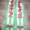 Fular matase -Suporteri Echipa Rapid Viena ,cu autografe , L= 125 cm