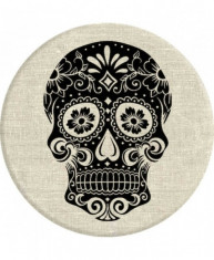 Suport Stand Adeziv Popsockets pentru telefon Sugarskull on Linen Blister Original foto